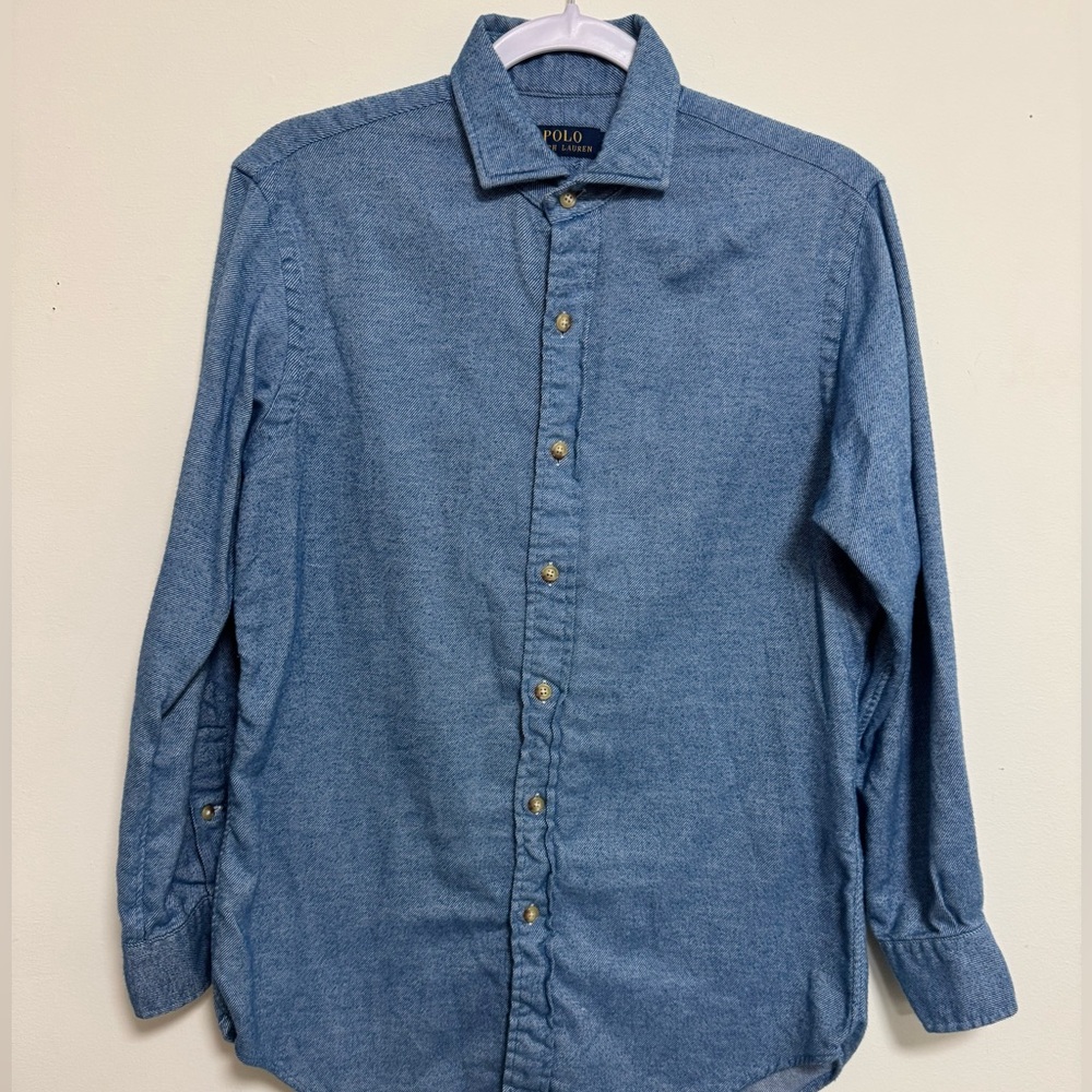 Polo by Ralph Lauren Denim Blue Casual Shirt